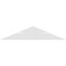 Ekena Millwork Richland Architectural Grade PVC Gable Bracket, 60"W x 12 1/2"H x 2"D x 6"F, 5/12 Pitch GBP060X13X0206RIC00 - alternate 3